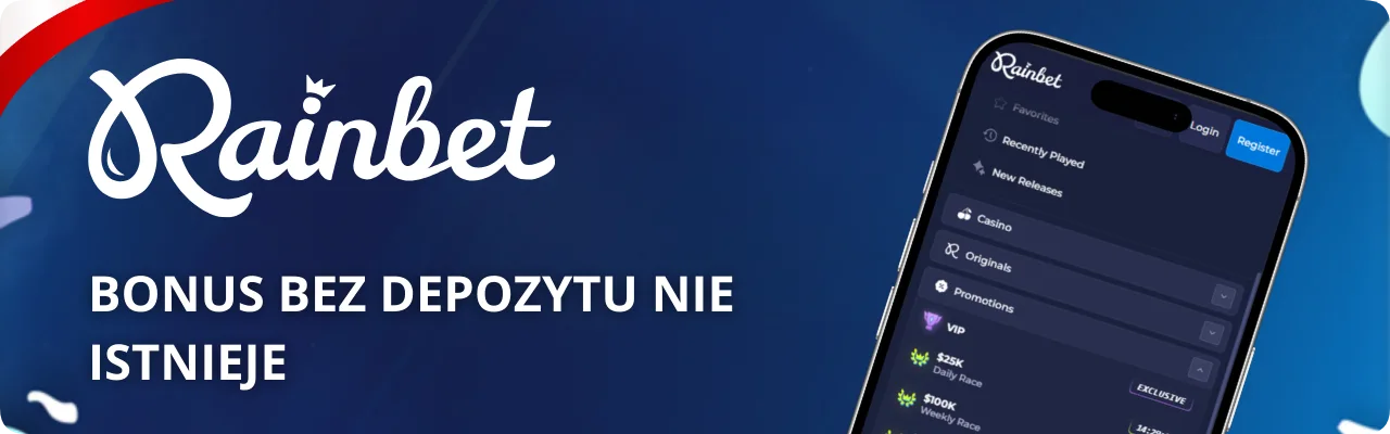 Rainbet bonus bez depozytu oferta rakeback dla nowych graczy