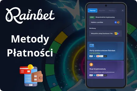 Rainbet metody płatności – kryptowaluty i karty płatnicze w aplikacji