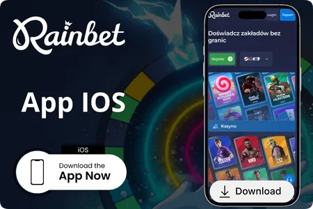 Rainbet App iOS – pobierz aplikację na iPhone i urządzenia Apple